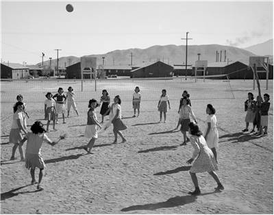 Women Playing Volleyball 1943